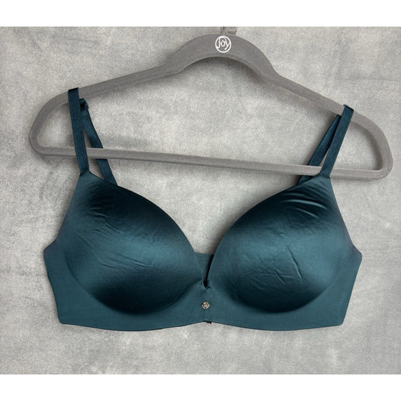Victoria’s Secret So Obsessed Wireless Push-Up Bra Size 38C Emerald Green Teal - Picture 1 of 10